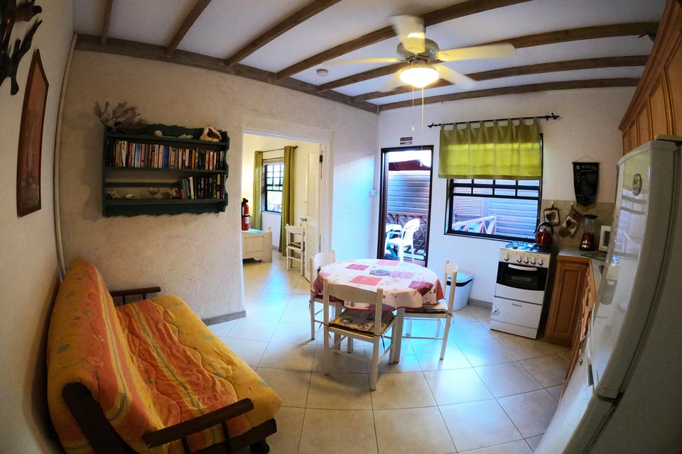 Yellow Bird Apartment - Kitchen - Bedroom