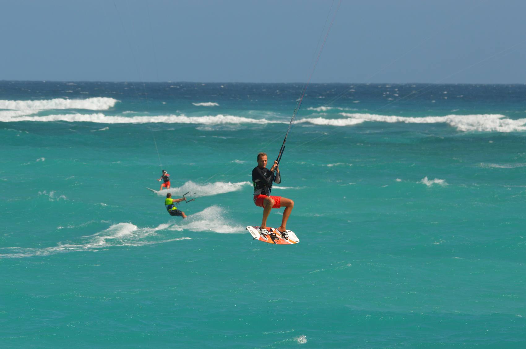 Kitesurfing in Silver Sands - Barbados